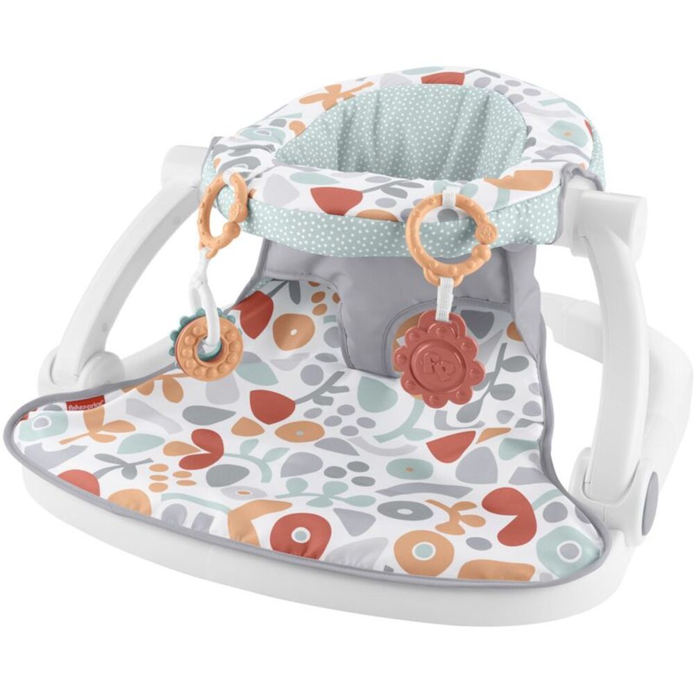Fisher Price Sit-Me-Up Floor Seat Fresh Florals COLLECTIBLES
